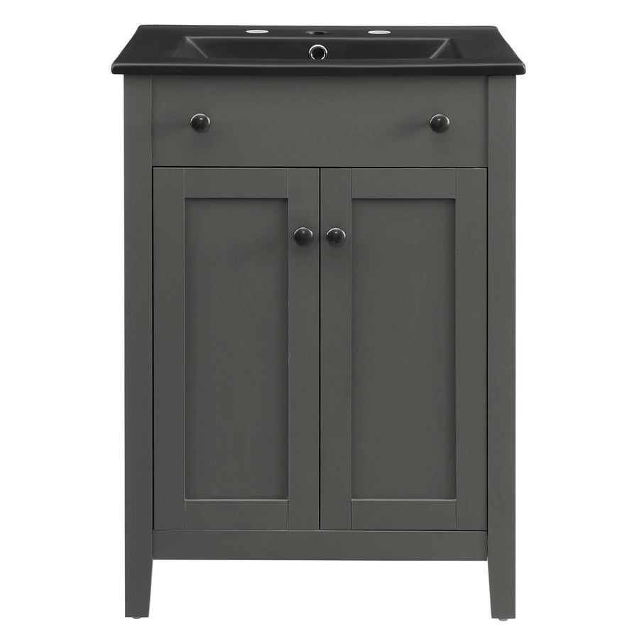 Copal 24" Bathroom Vanity in Gray Black