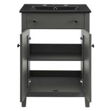 Copal 24" Bathroom Vanity in Gray Black