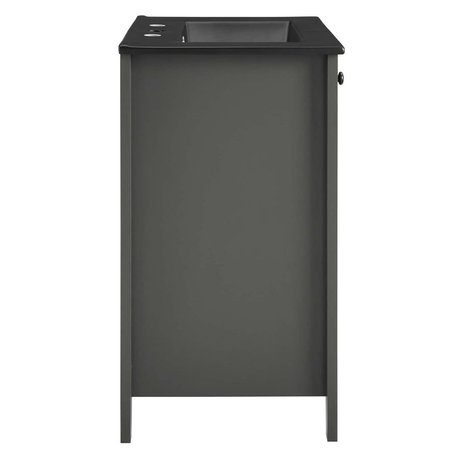 Copal 24" Bathroom Vanity in Gray Black