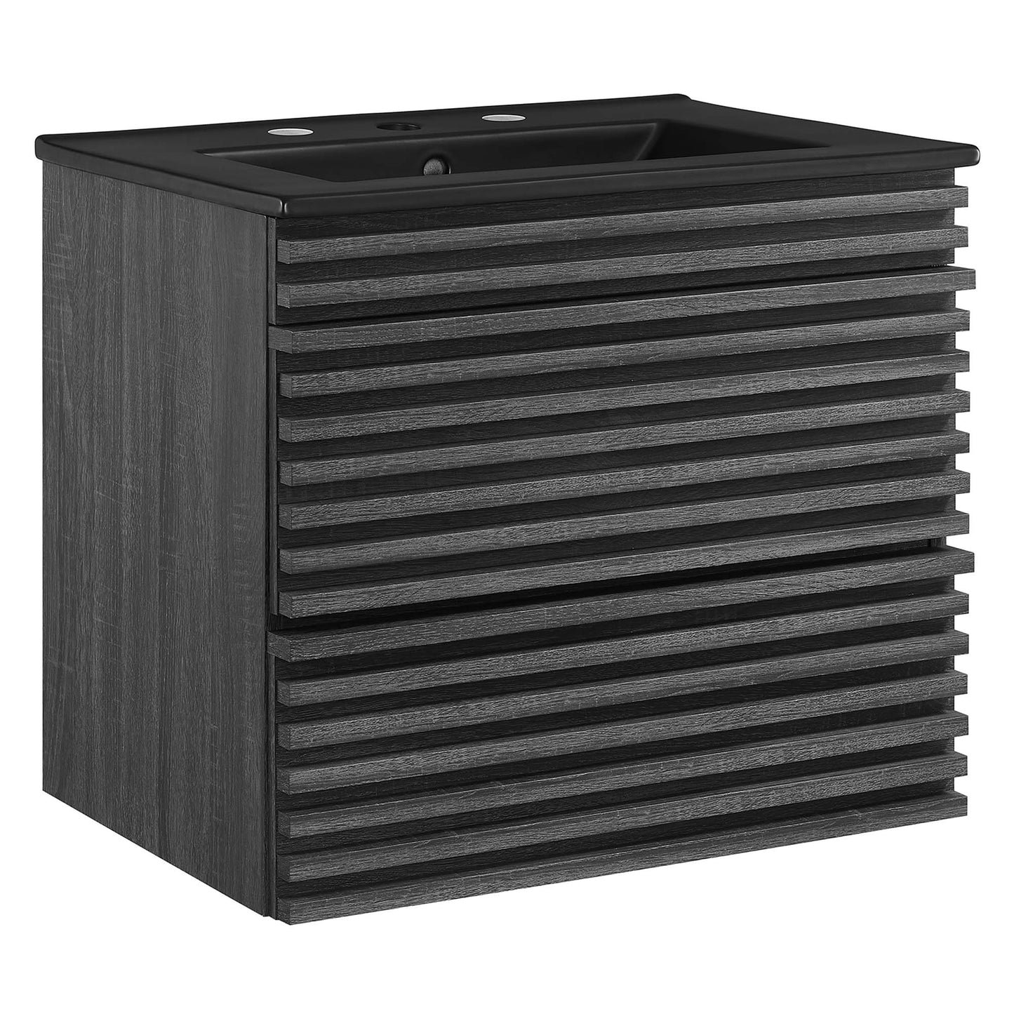 Render 24" Wall-Mount Bathroom Vanity by Furniture For America