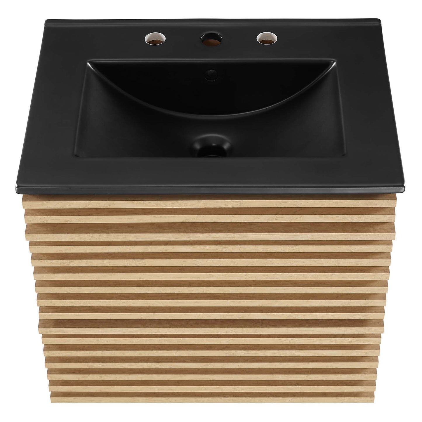 Render 24" Wall-Mount Bathroom Vanity by Furniture For America