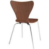 Delphi Dining Side Chair in Walnut