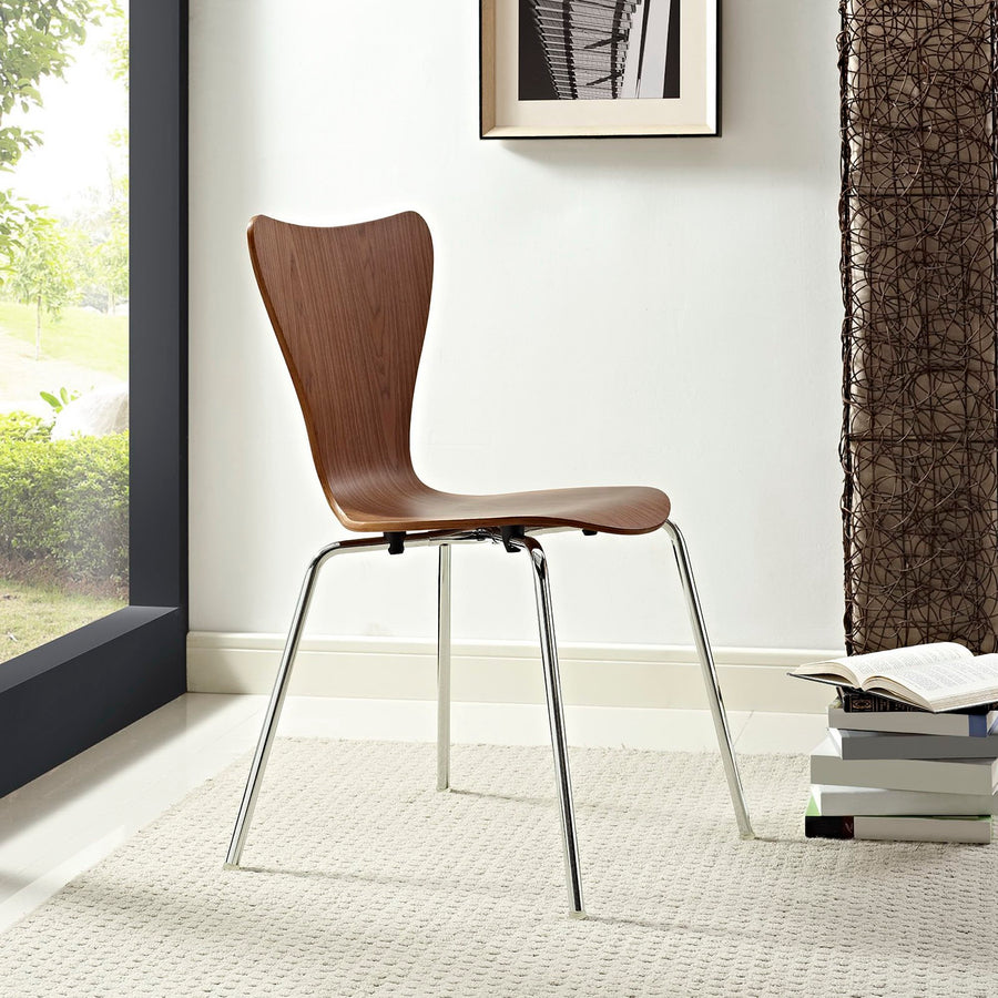 Delphi Dining Side Chair in Walnut