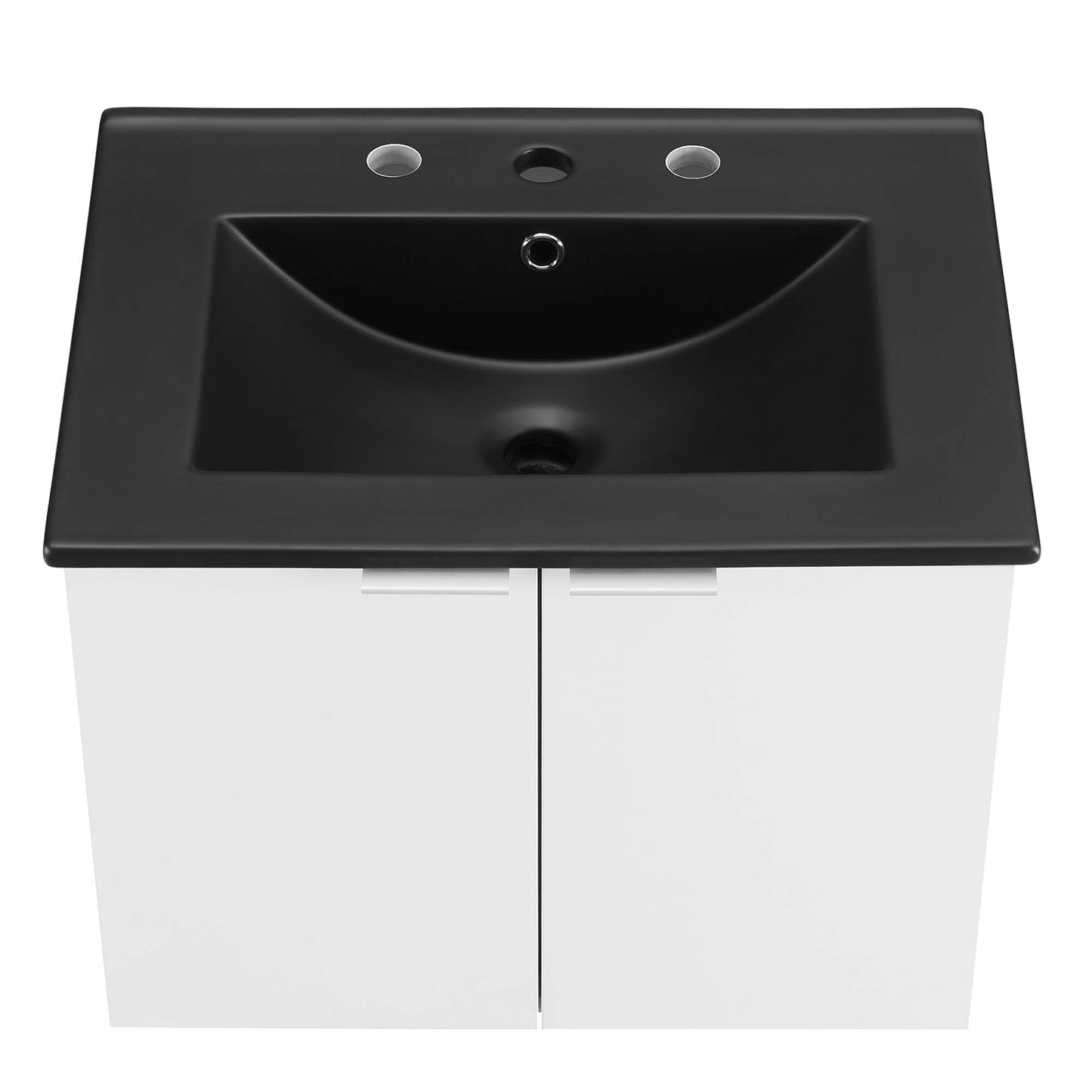 Maybelle 24" Wall-Mount Bathroom Vanity by Furniture For America