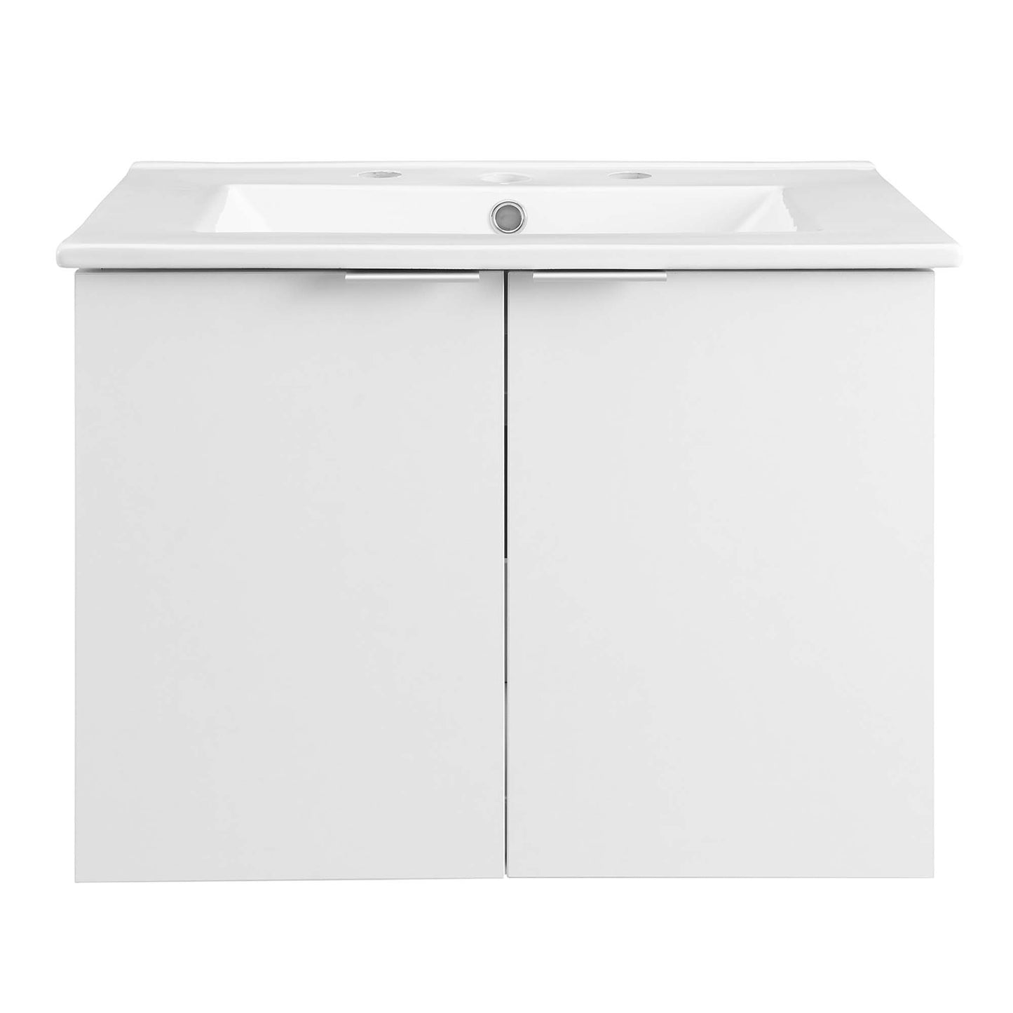 Maybelle 24" Wall-Mount Bathroom Vanity by Furniture For America