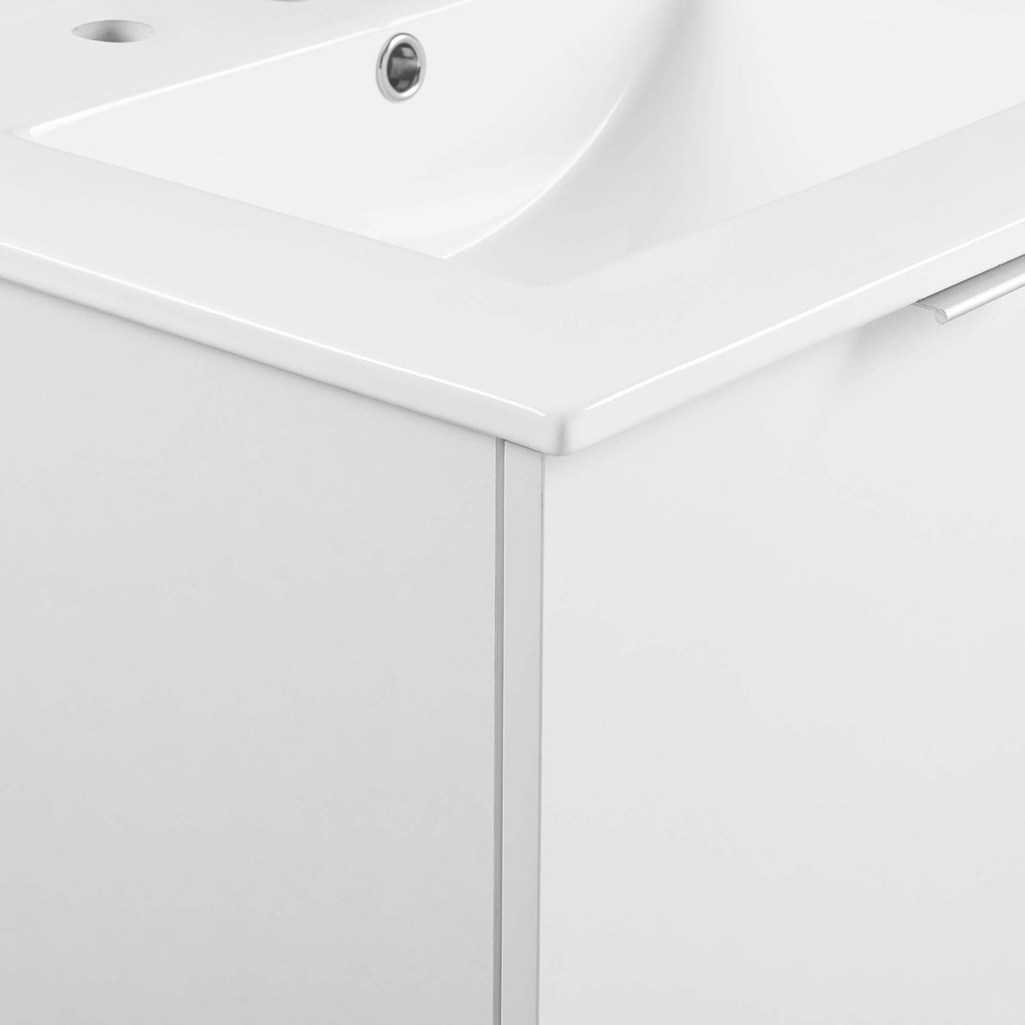 Maybelle 24" Wall-Mount Bathroom Vanity by Furniture For America