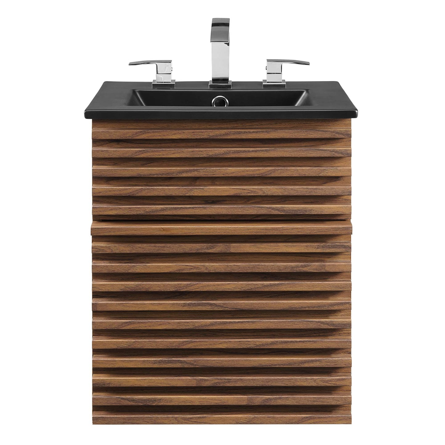 Render 18" Wall-Mount Bathroom Vanity by Furniture For America