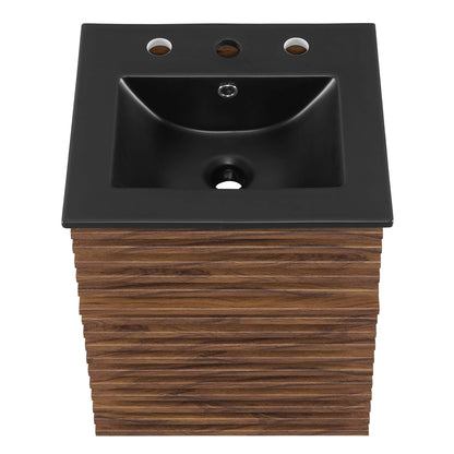 Render 18" Wall-Mount Bathroom Vanity by Furniture For America