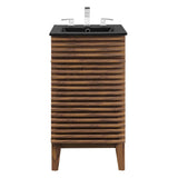 Vera 18" Bathroom Vanity in Walnut Black