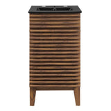 Vera 18" Bathroom Vanity in Walnut Black