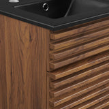 Vera 18" Bathroom Vanity in Walnut Black