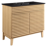 Vera 36" Bathroom Vanity in Oak Black