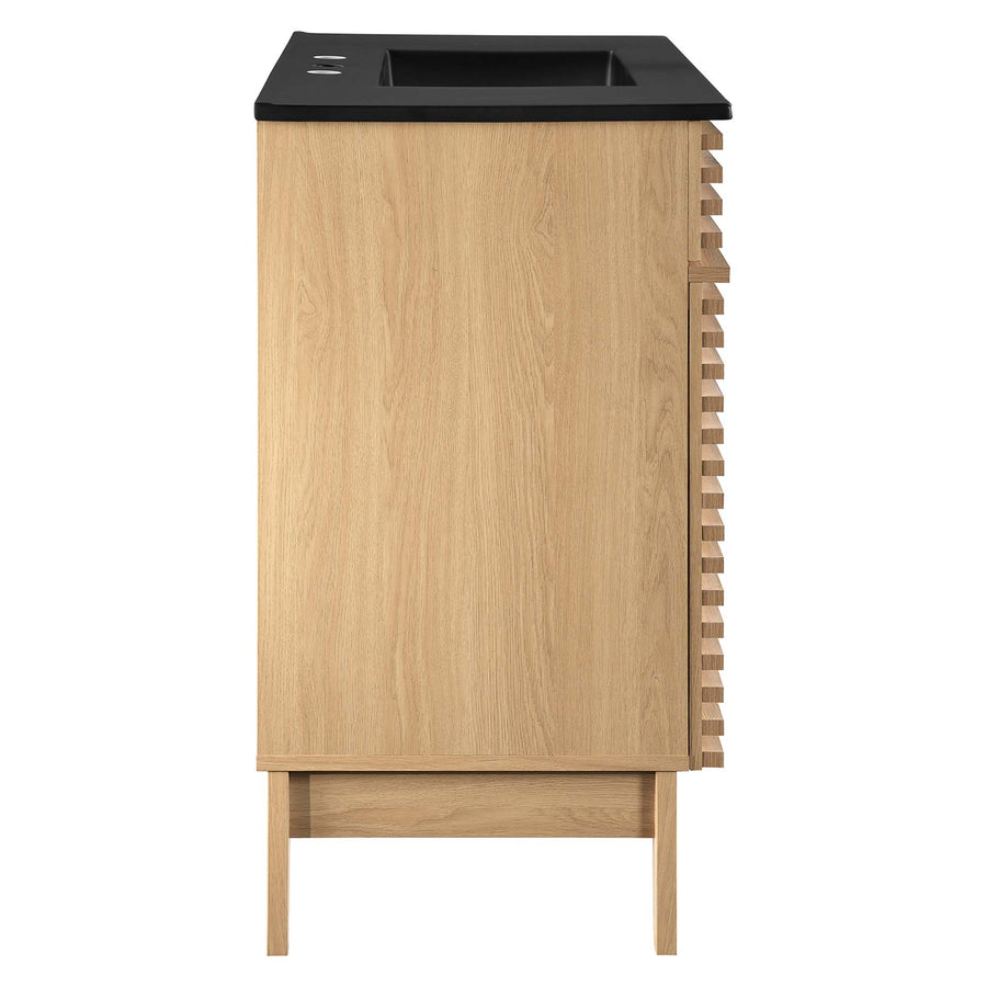 Vera 36" Bathroom Vanity in Oak Black