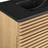 Vera 36" Bathroom Vanity in Oak Black