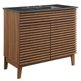 Vera 36" Bathroom Vanity in Walnut Black