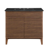 Vera 36" Bathroom Vanity in Walnut Black