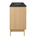 Vera 48" Single Sink Bathroom Vanity in Oak Black