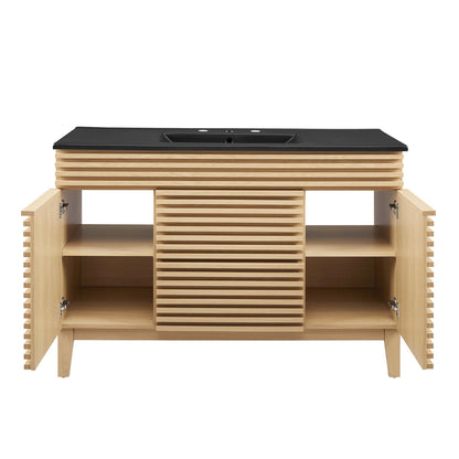 Render 48" Single Sink Bathroom Vanity by Furniture For America