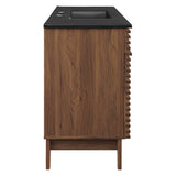 Vera 48" Single Sink Bathroom Vanity in Walnut Black