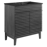 Vera 30" Bathroom Vanity in Charcoal Black