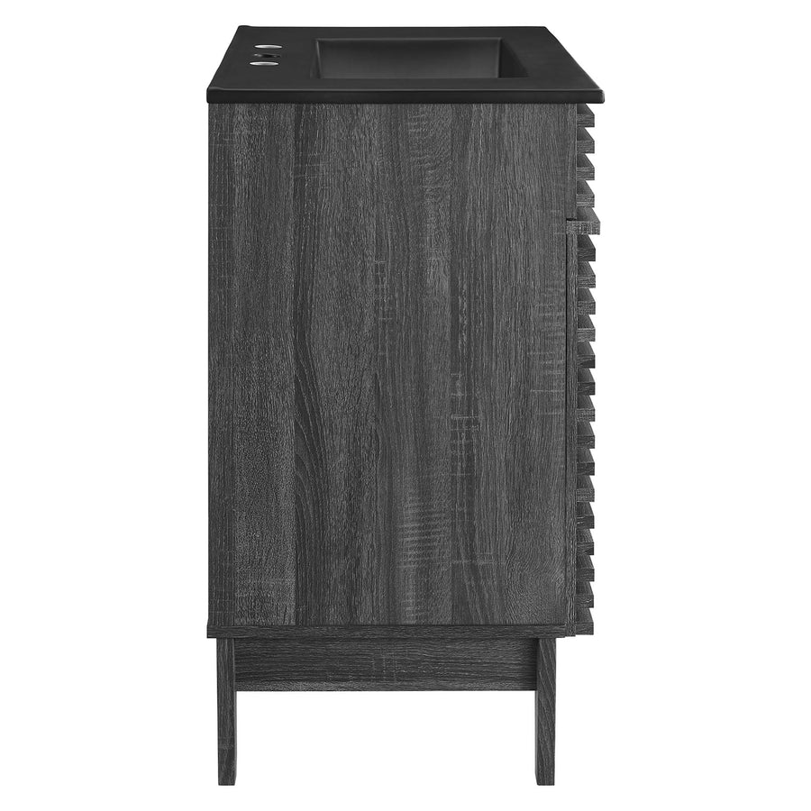 Vera 30" Bathroom Vanity in Charcoal Black