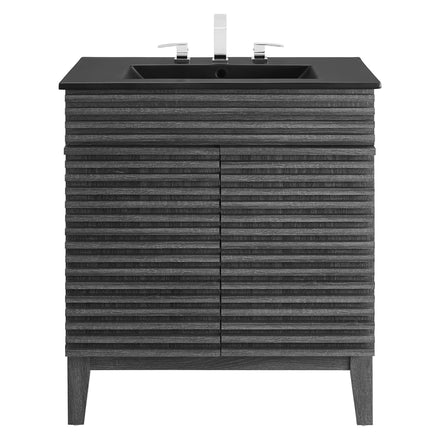 Render 30" Bathroom Vanity in Charcoal Black