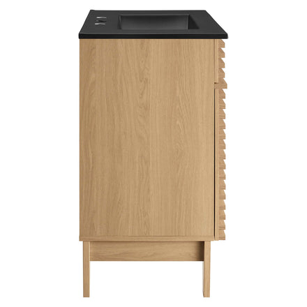 Render 30" Bathroom Vanity in Oak Black