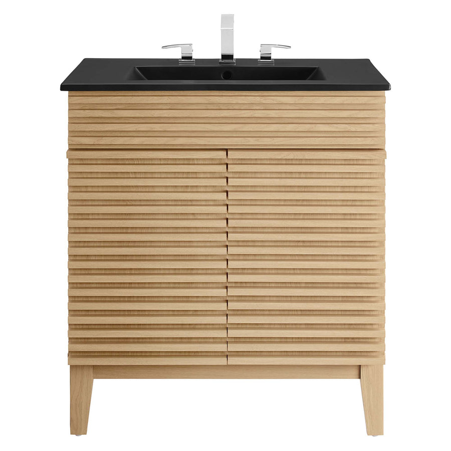 Vera 30" Bathroom Vanity in Oak Black
