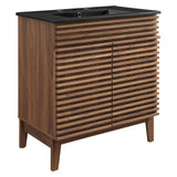 Vera 30" Bathroom Vanity in Walnut Black