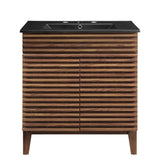 Vera 30" Bathroom Vanity in Walnut Black