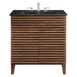 Vera 30" Bathroom Vanity in Walnut Black