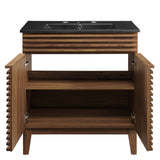 Vera 30" Bathroom Vanity in Walnut Black