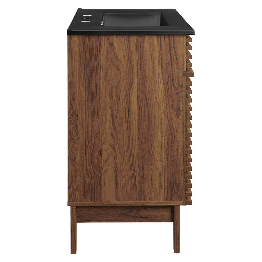 Vera 30" Bathroom Vanity in Walnut Black