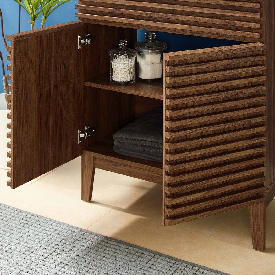 Vera 30" Bathroom Vanity in Walnut Black