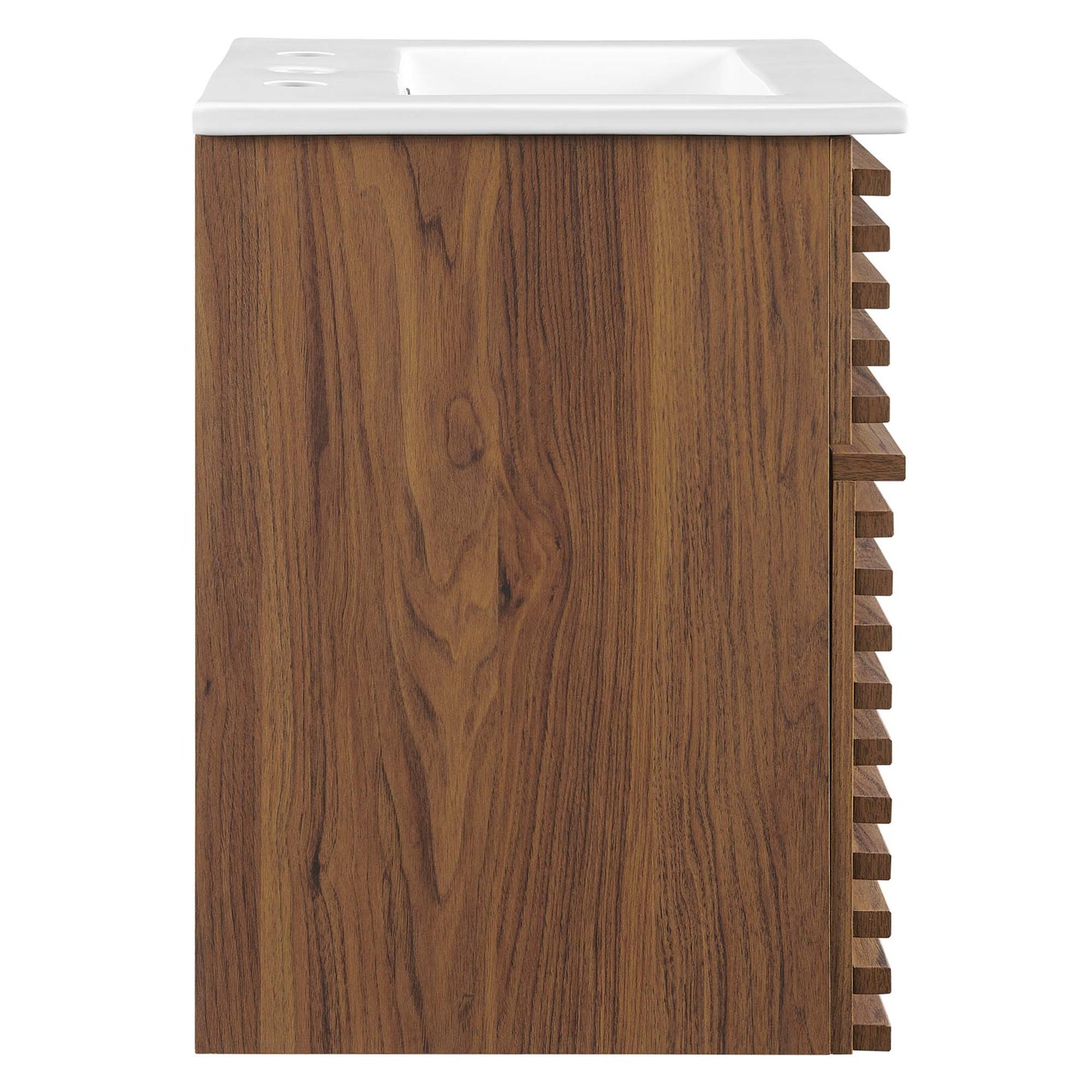 Render 18" Wall-Mount Bathroom Vanity by Furniture For America
