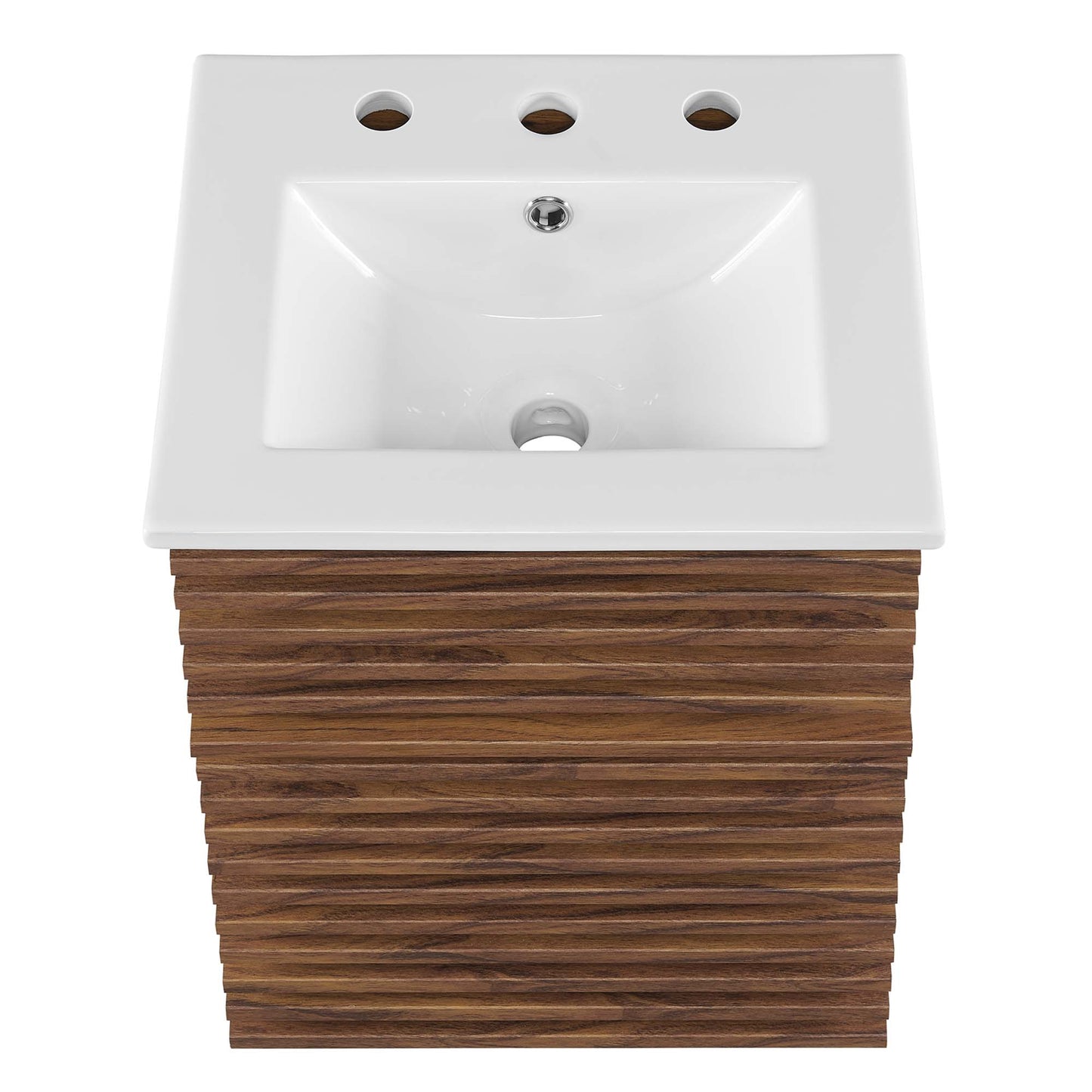 Render 18" Wall-Mount Bathroom Vanity by Furniture For America