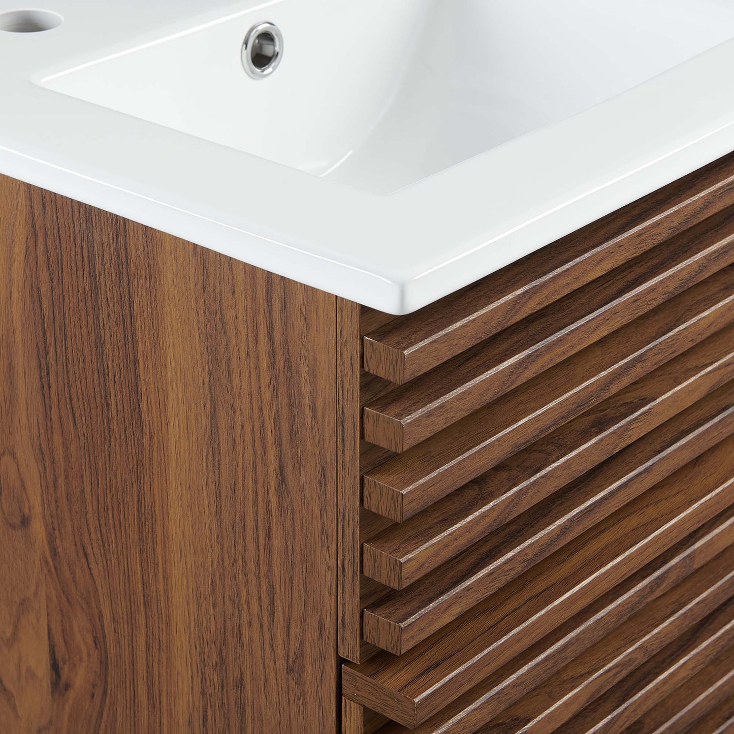 Render 18" Wall-Mount Bathroom Vanity by Furniture For America
