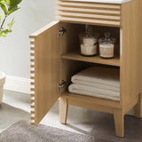 Vera 18" Bathroom Vanity Cabinet in Oak White