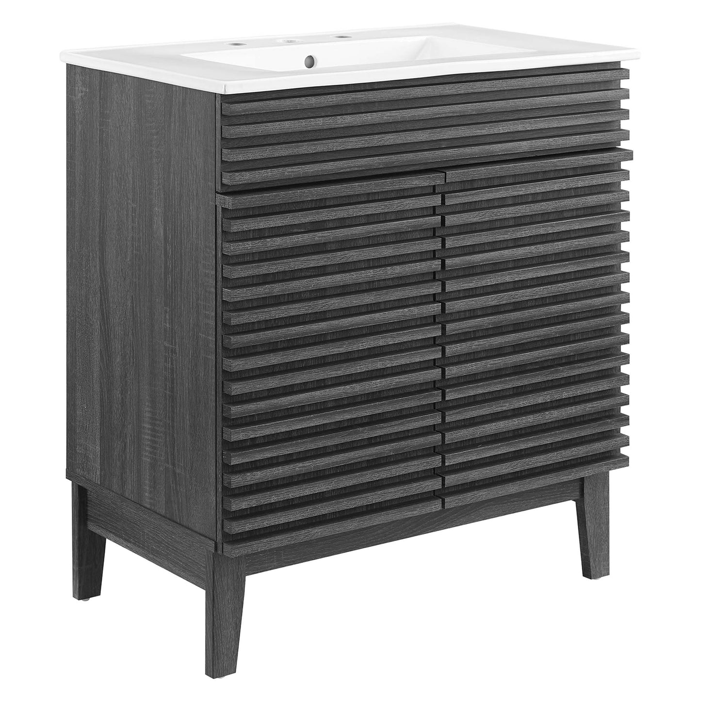 Render 30" Bathroom Vanity Cabinet by Furniture For America