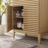 Vera 30" Bathroom Vanity Cabinet in Oak White