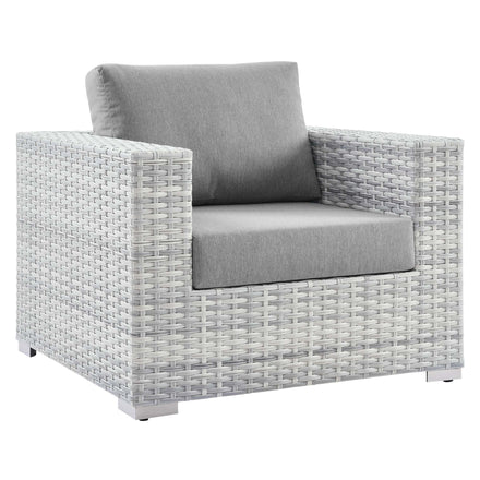 Convene 3-Piece Outdoor Patio Set in Light Gray Gray