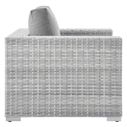 Convene 3-Piece Outdoor Patio Set in Light Gray Gray