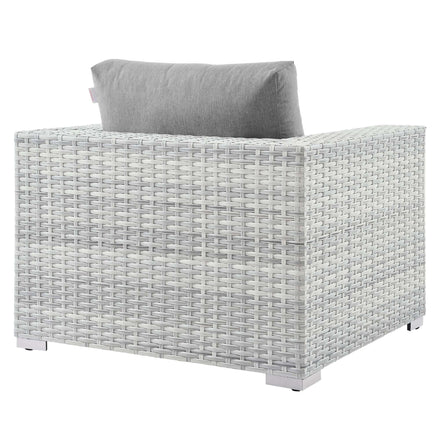 Convene 3-Piece Outdoor Patio Set in Light Gray Gray