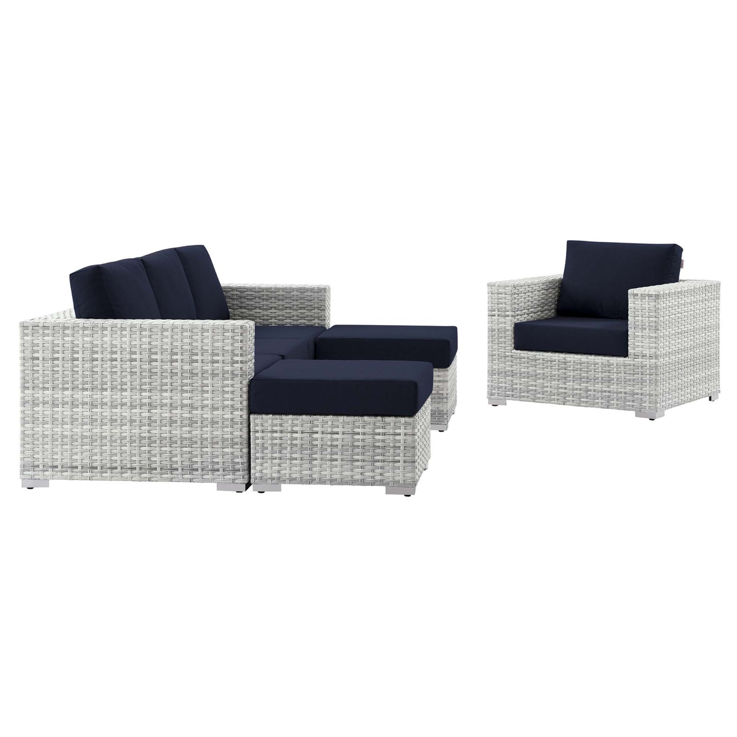 Convene 4-Piece Outdoor Patio Set by Furniture For America
