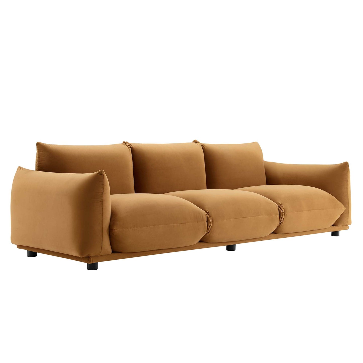 Copious Performance Velvet Sofa by Furniture for America