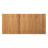 Fable 6 Piece Outdoor Patio Teak Set in Natural White