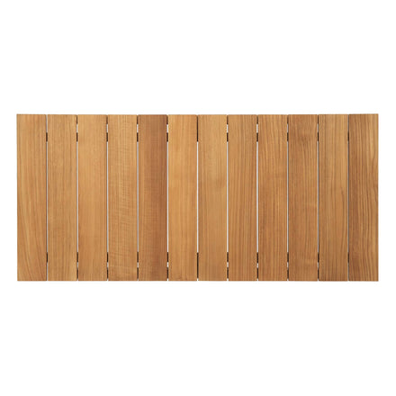 Bayport 6 Piece Outdoor Patio Teak Set in Natural White
