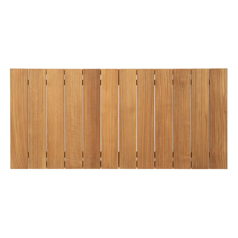 Fable 6 Piece Outdoor Patio Teak Set in Natural White