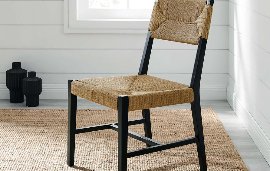 Diablo Wood Dining Chair in Black Natural