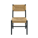 Diablo Wood Dining Chair in Black Natural